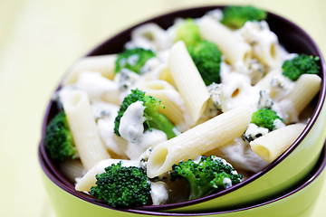 Image showing penne with broccoli