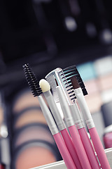 Image showing make-up brushes