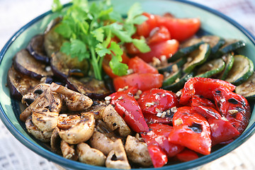 Image showing grilled vegetables