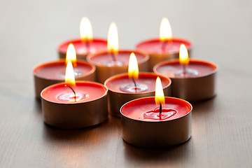 Image showing Close-up of candles