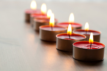 Image showing Close-up of candles