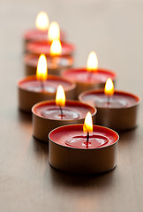 Image showing Close-up of candles