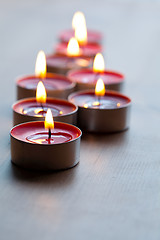 Image showing Close-up of candles