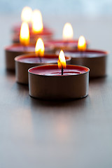 Image showing Close-up of candles