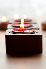 Image showing Close-up of candles