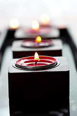 Image showing Close-up of candles