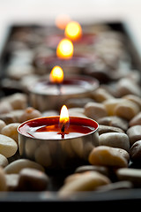 Image showing Close-up of candles