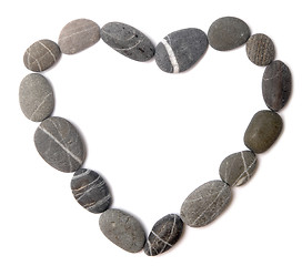 Image showing pebble heart
