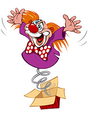 Image showing Crazy CLOWN