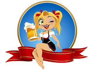 Image showing The Oktoberfest Girl