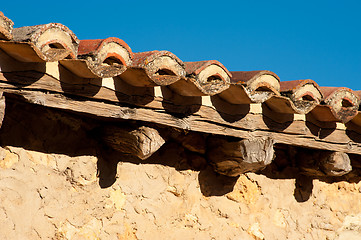 Image showing Medieval roof