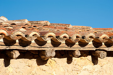 Image showing Medieval roof