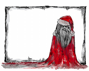 Image showing dark santa