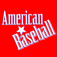 Image showing American Baseball Lettering Greetings card Vector