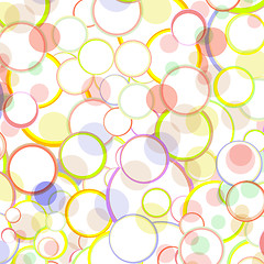 Image showing Spring and Summer Bubbles Abstract Vector Background