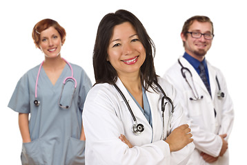 Image showing Group of Doctors or Nurses on a White Background