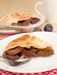 Image showing Plum Pie