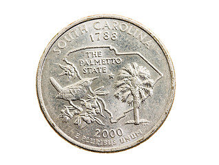 Image showing American coin (isolated)