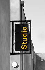 Image showing Studio Sign
