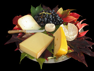 Image showing Autumn Cheese Platter