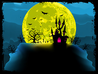 Image showing Spooky halloween background. EPS 8