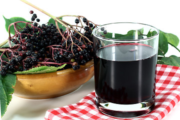 Image showing Elderberry juice