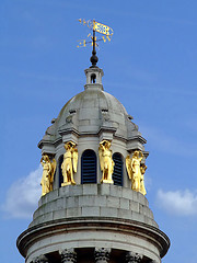 Image showing Statues tower