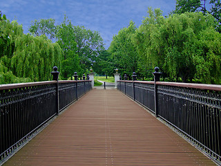 Image showing Walking bridge