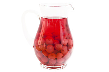 Image showing Cherry juice