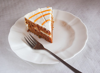 Image showing cake on a plate