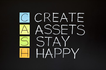 Image showing CASH acronym