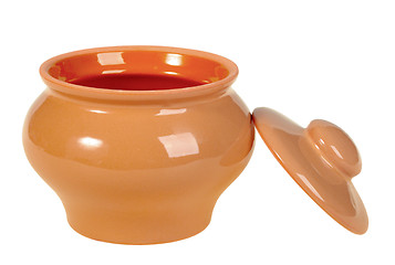 Image showing One opening ceramic pot