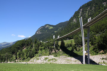 Image showing Switzerland - Sunniberg Bridge