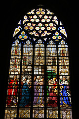 Image showing Stained glass in Brussels