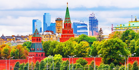 Image showing view of the Moscow Kremlin