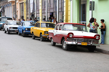 Image showing Classic cars