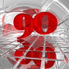 Image showing ninety