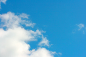 Image showing White clouds and blue sky