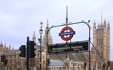 Image showing Westminster station,