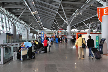 Image showing Warsaw airport interior