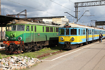 Image showing Passenger trains in Poland