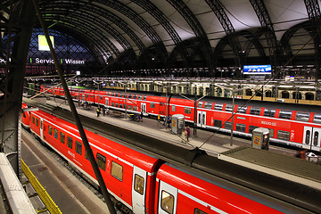 Image showing Deutsche Bahn trains