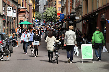 Image showing Stockholm shopping