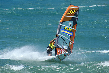 Image showing Wind surfing