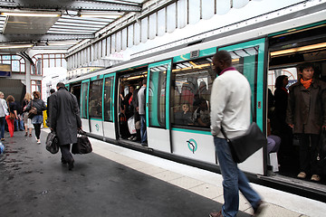 Image showing Paris metro
