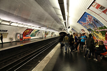 Image showing Paris metro