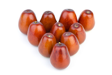 Image showing Ten ripe jujube berries 