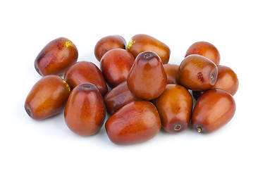 Image showing Small pile of jujube berries 