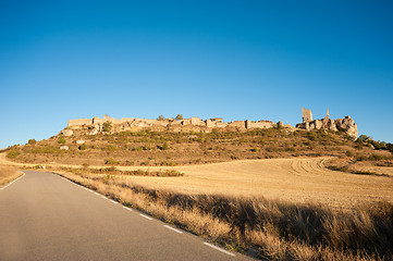 Image showing Fortified town