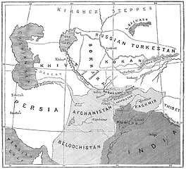 Image showing Middle East circa 1873